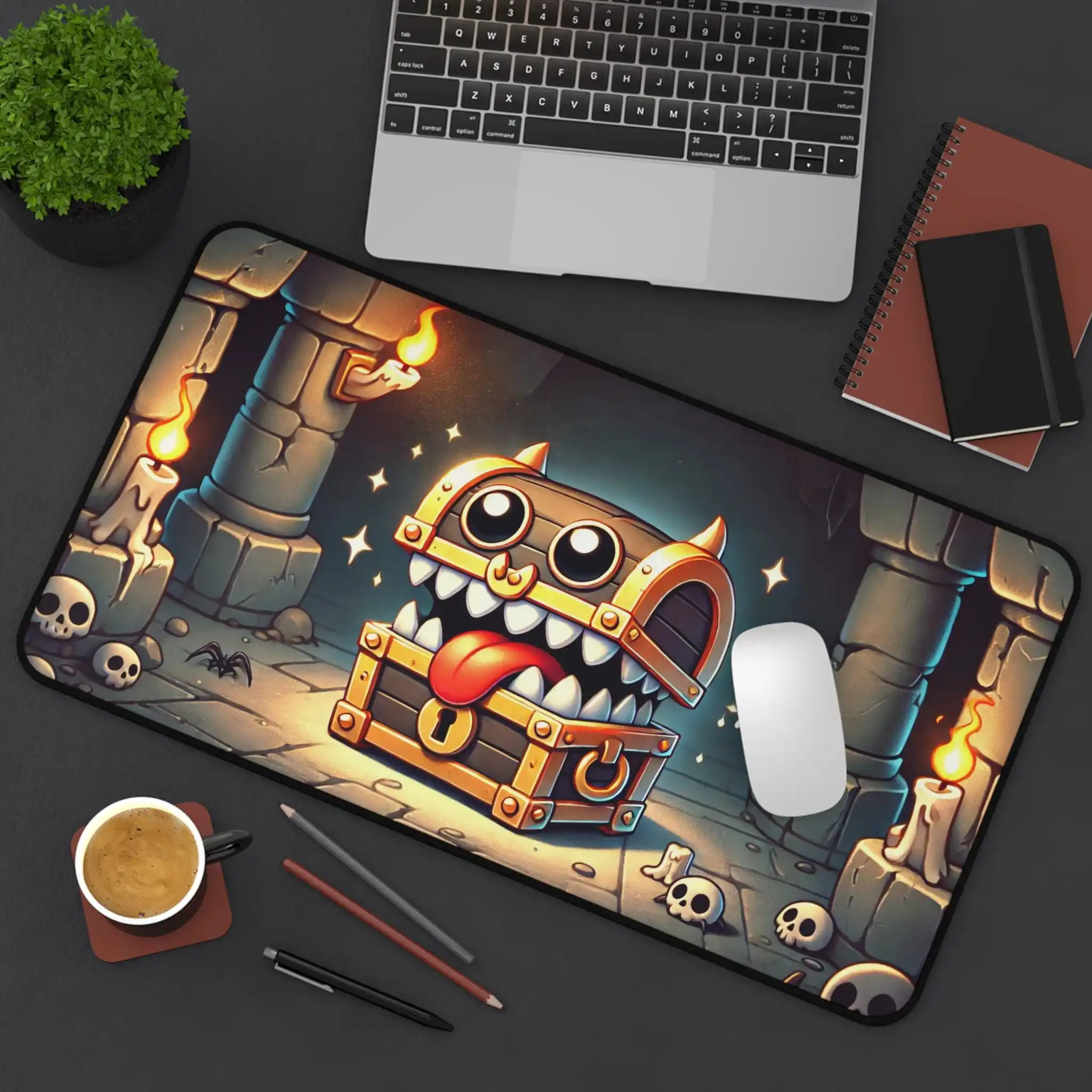 

Cute Simulated Dungeon Mouse Pad,Fantasy Game Office Decoration Desk Mat,Non-Slip Waterproof Mouse Pad, Perfect Gift for Friends
