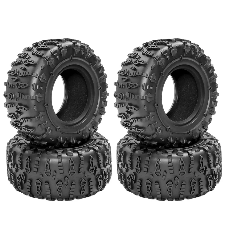 

149mm Remote Control Car Tires Suitable For 2.2in Wheel Hub TRX4 SCX10 90046 1:10 Bigfoot Trucks Universal Type Tires