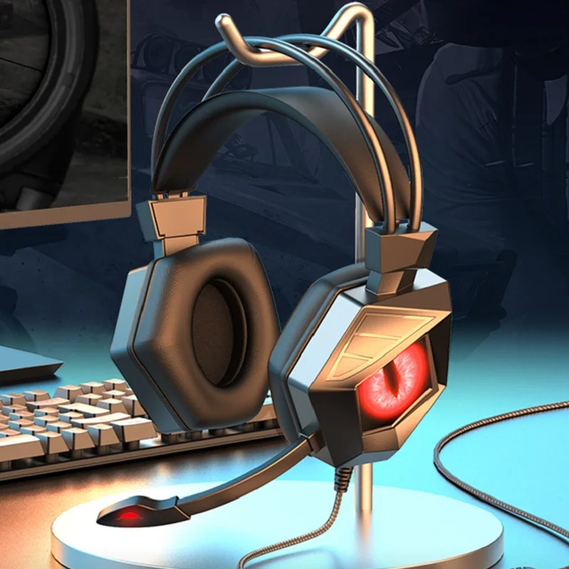 Explosive wired headphones, gaming computers, mobile phones, headphones, head mounted esports earphones