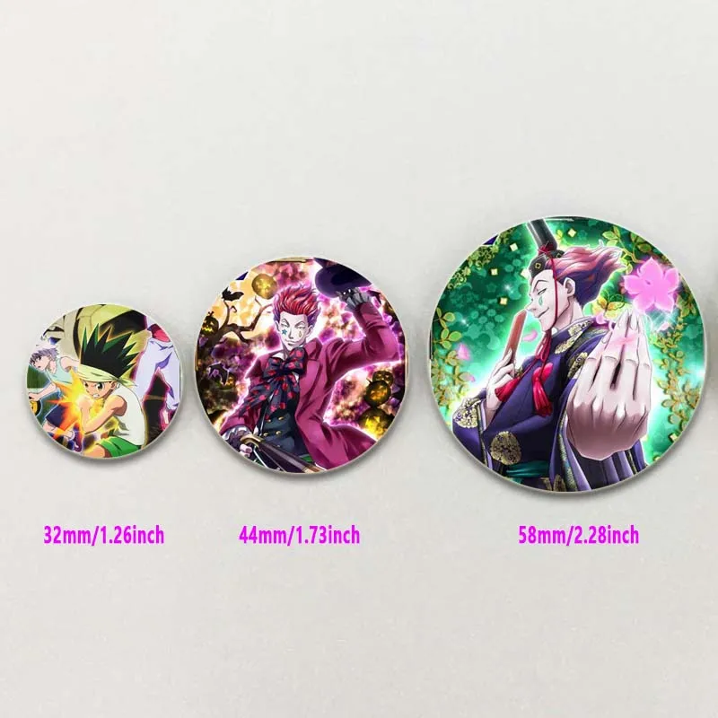 แฟนคอลเลกชันญี่ปุ่น Hot Blooded Anime เข็มกลัด Hunter X Hunter เคลือบ PIN กระเป๋าเป้สะพายหลัง COLLAR Badge การ์ตูน Lapel Pins ของขวัญ