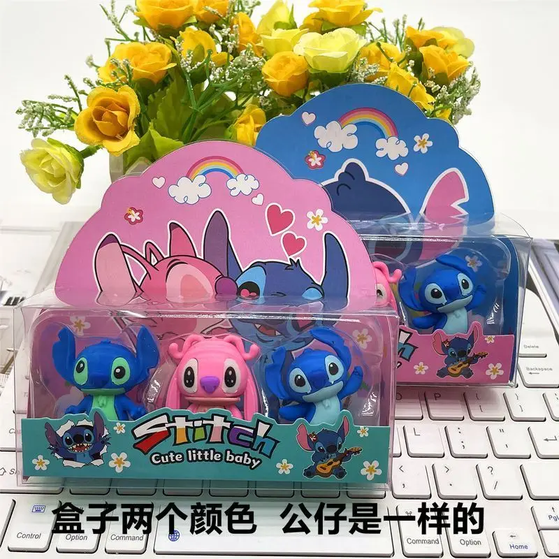 Cute Stitch 3D Eraser Creative Cartoon Design Student Detachable Prize Fun Learning Stationery Back-to-School Supplies view 3