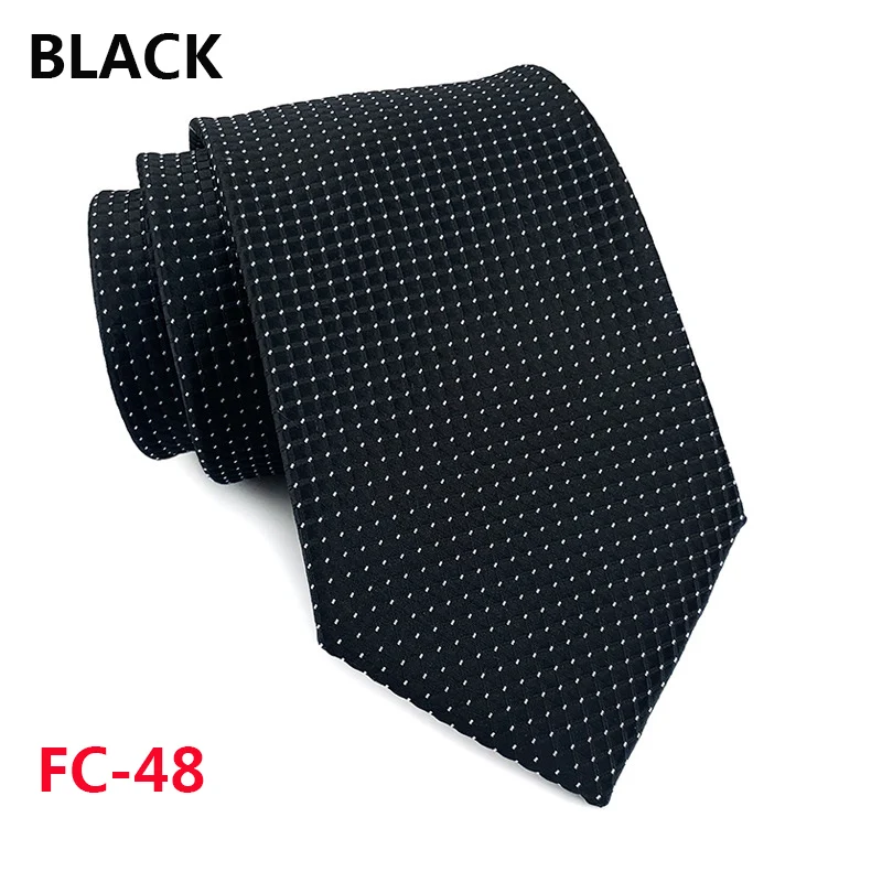 67 Styles Men's Ties Solid Color Stripe Flower Floral 7-8cm Jacquard Necktie Accessories Daily Wear Cravat Wedding Party Gift