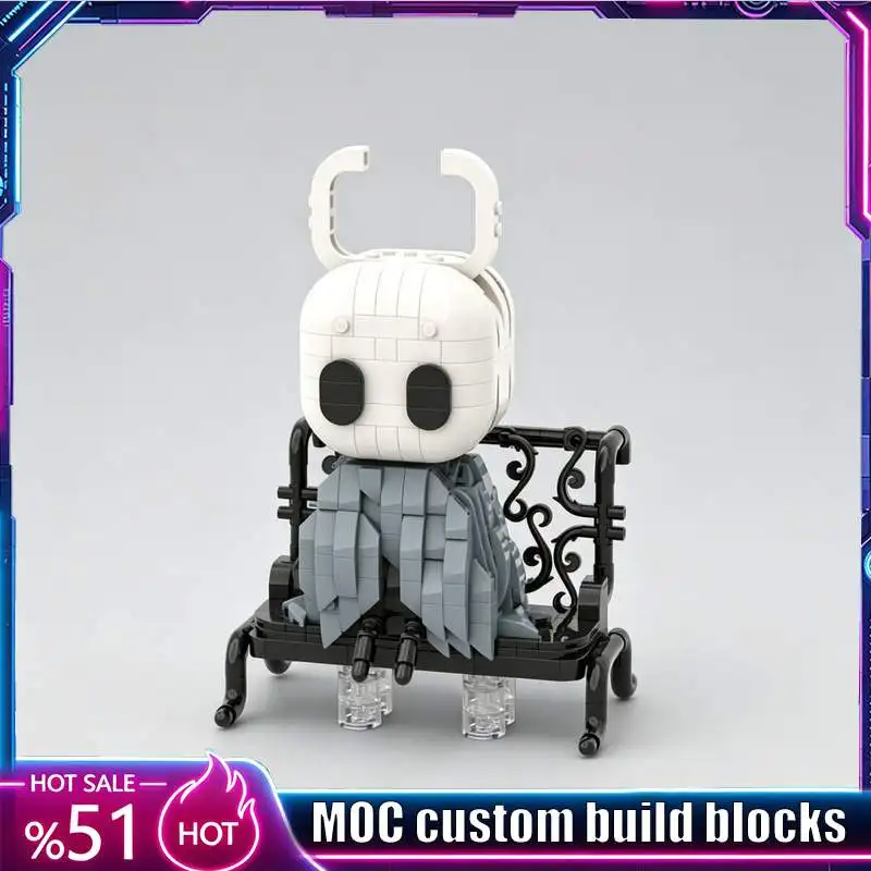 668PCS Knight MOC Creative Hollow Character Model Custom Puzzles DIY Assembly Education Toy Collection Display Brick Xmas Gift