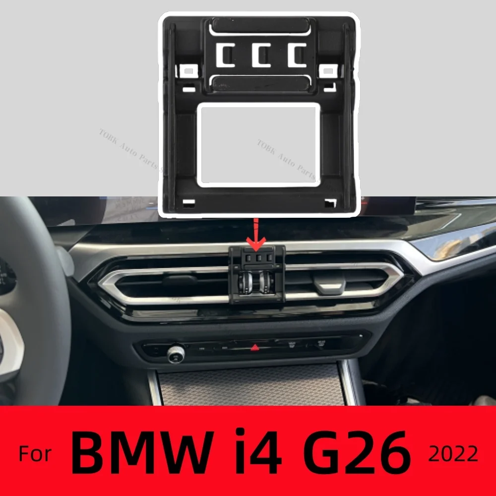 For BMW I3 I4 G26 2022 Car Phone Holder Strong Special Fixed Bracket Base 15W Wireless Charging Stand Cars Accessories Anti-Slip