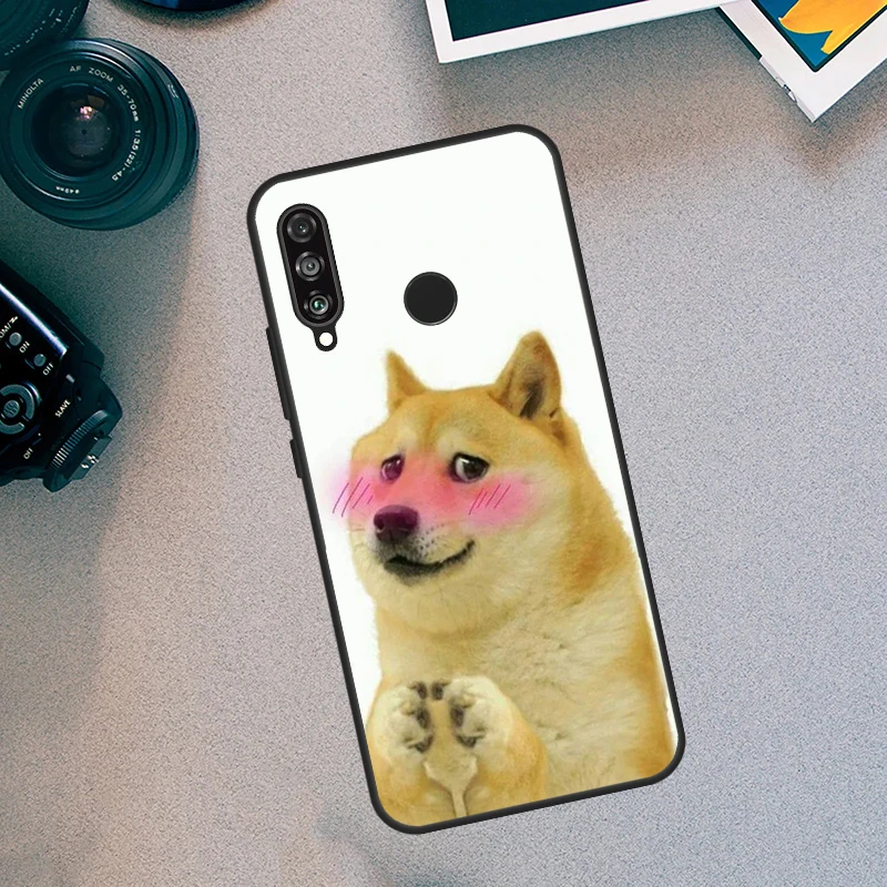 Cheems Doge Meme Funny Doggy Case For Huawei Nova 11i 8i 3i 11 Pro 10 9 SE 5T Y60 Y61 Y70 Y90 Y91 P20 P30 P40 Lite Cover