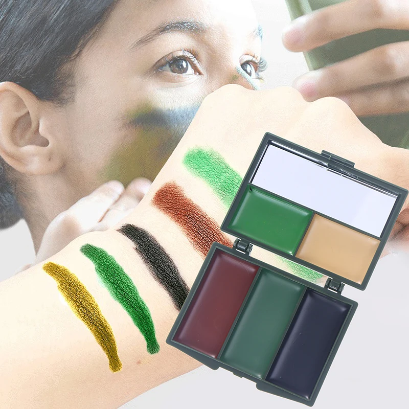 พาเลทสีเพ้นท์หน้าลายพราง 5 สี - Camo Face Paint บทวิจารณ์และราคา