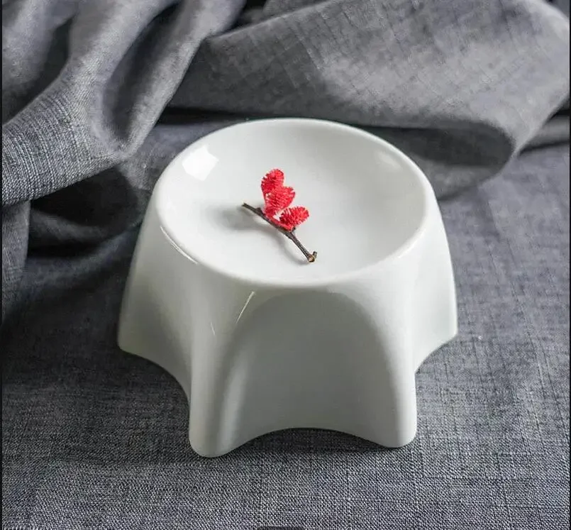 

Solid Color Ceramic Tableware Restaurant Decoration Dessert Fruit Plate Cuisine Sushi Home Kitchen Supplies Gifts