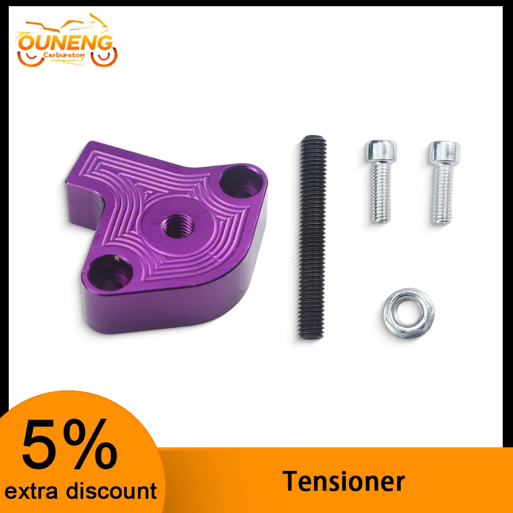 

Motorcycle Aluminum CNC Machined Timing Chain Tensioner Adjustment Component Fit Honda WAVE125 Purple