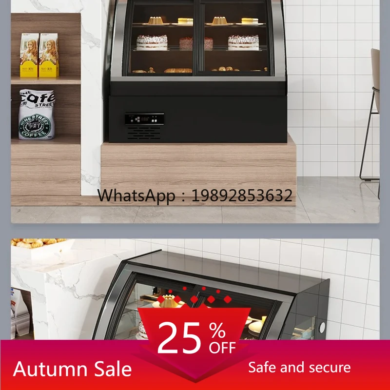 Vetrina per torte, frutta, gastronomia, dessert, verdura fredda, refrigerata, porta d'ingresso del desktop