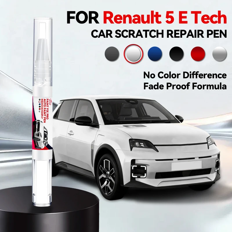 

Ручка-корректор для ремонта автомобильной краски для RENAULT 5 e-tech 2024-2025: аксессуары для устранения царапин, цвета: Арктический белый, Алмазный черный, Зеленый, Синий