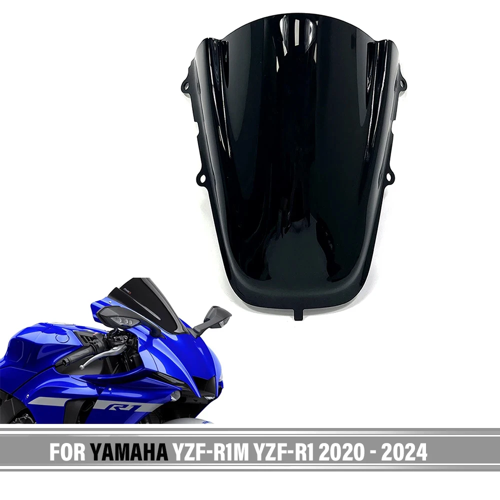 For YAMAHA YZF R1 YZF-R1 YZFR1 YZF-R1M R1M 2020-2024 2023 Motorcycle Screen Windshield Fairing Windscreen Baffle Wind Deflectors