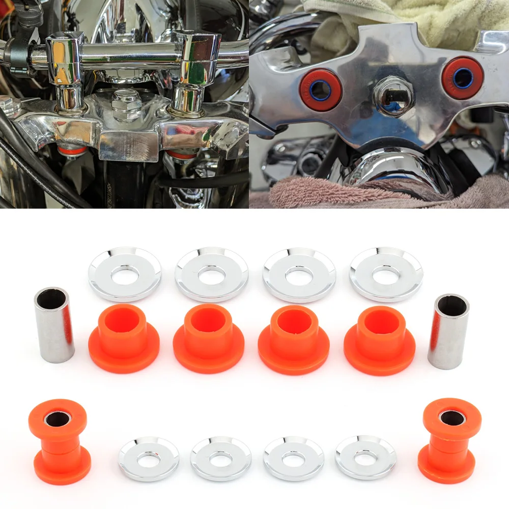 

Handlebar Riser Bushings Damper Kit For Harley Touring 1983-2025 / Softail 2018-2025
