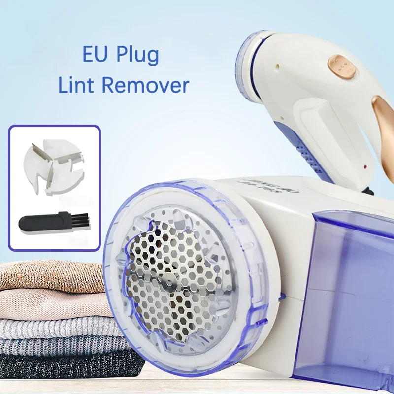 Portable Lint Remover EU Plug Electric Clothes Fuzz Shaver Lint Pellet Sweaters Curtains Carpet Clothing Lint Pellet Cut Machine