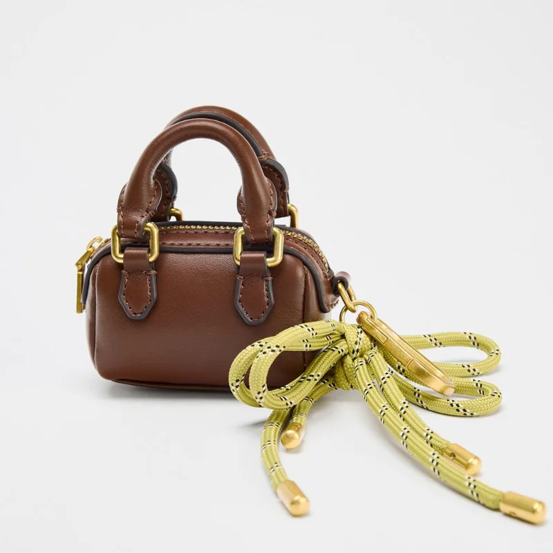 

MINI CITY CHARM BAG, New Fashionable Design Handbag Purse For Women, Small Boston Bag with Double handle