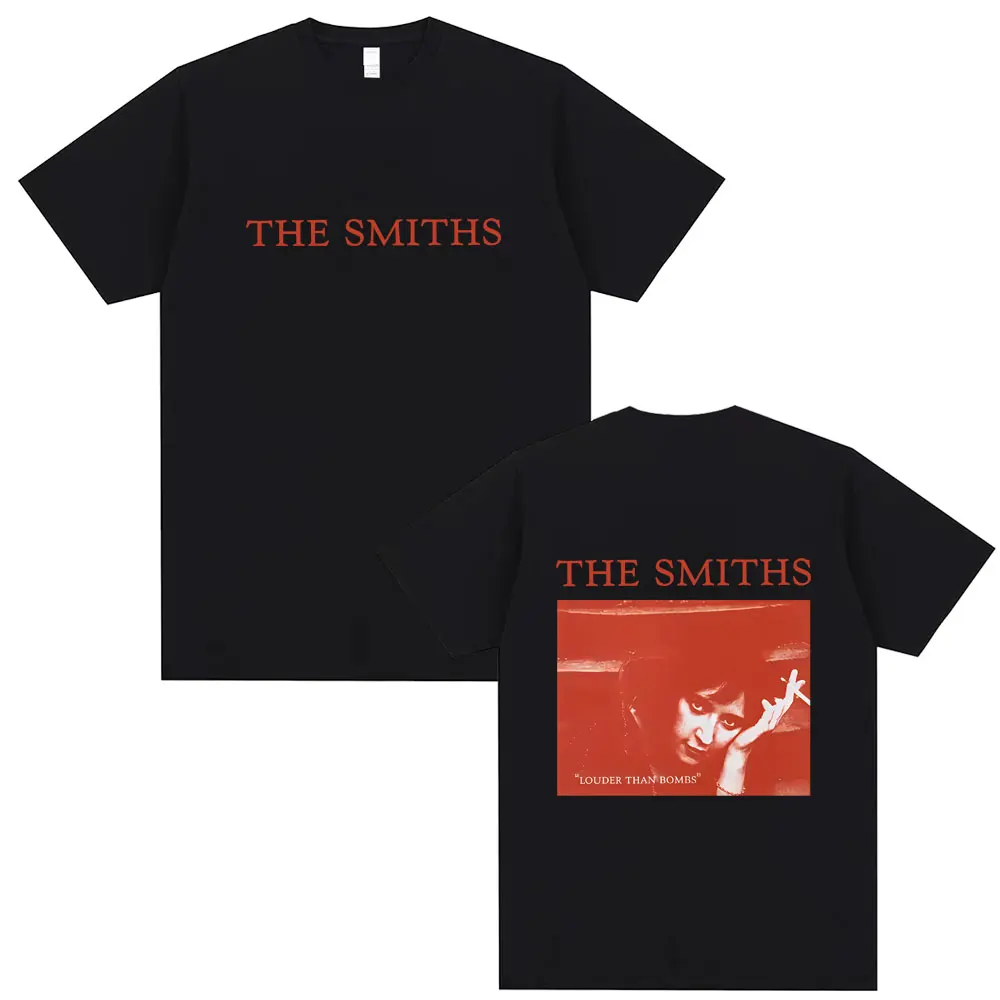 

Rock Band The Smiths Louder Tshirts Alternative 1980's Indie Morrissey T-shirt The Queen Is Dead Tshirt Men Women Fashion Tees