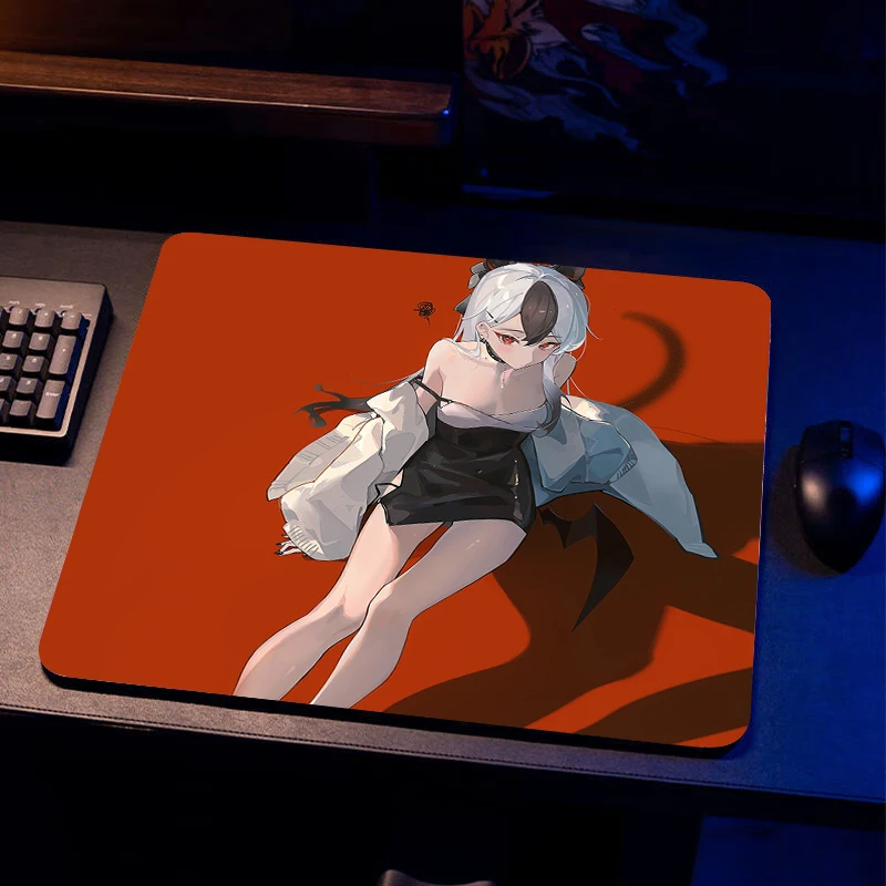 45x40x0.4cm Blue Archive Mouse Mat Gamer High Elastic Non-slip Bottom Speed Mousepad Ultrafine Surface E-Sports Rubber Mouse Pad
