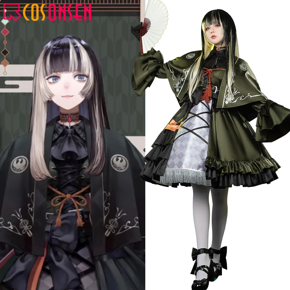 

hololive VTuber YouTuber Juufuutei Raden Cosplay Costume ReGLOSS Women Halloween Custom Size