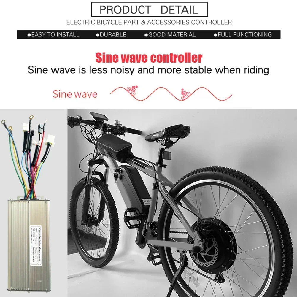 Ebike Controller KT-35A 36V 48V 1000-1500W Sensorless Brushless Motor Controller Electric Bicycle E-Scooter Controller Accessori