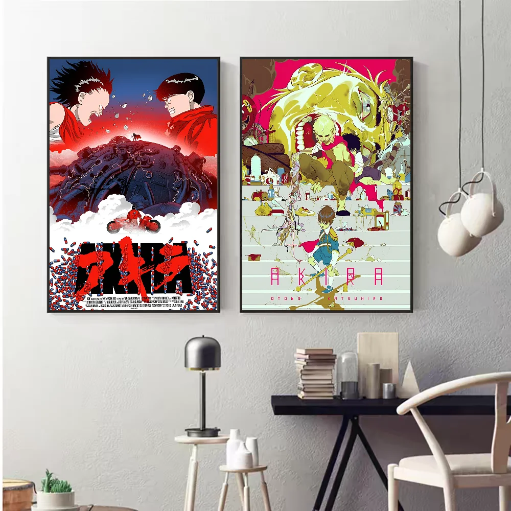 2022 Japan Anime AKIRA Classic Vintage Posters HD Quality Wall Art Retro Posters for Home Room Wall Decor view 4