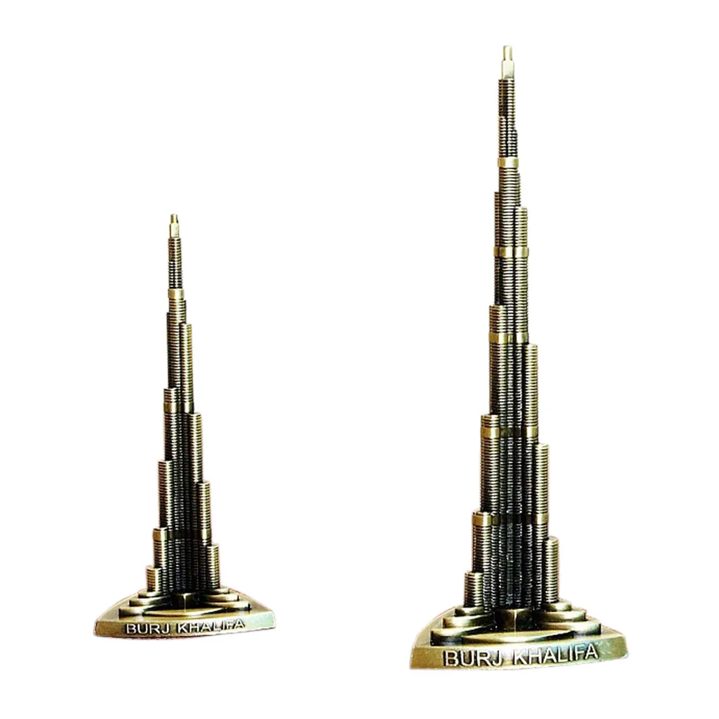 Burj Khalifa Dubai Worlds Modelo de arquitectura de construcción más alto Decoración utan onder ل