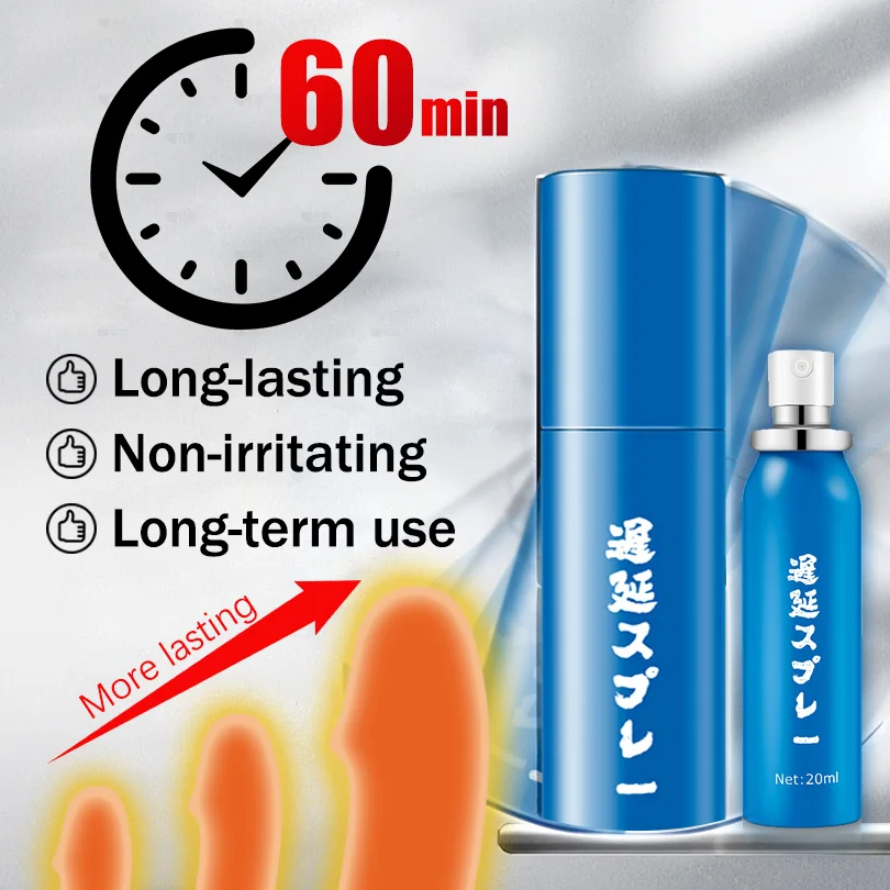 Men Delay Spray Delay Time for Ejaculation Long Time Sex,  Long-lasting Pleasure for Couples and Suitable for Travel