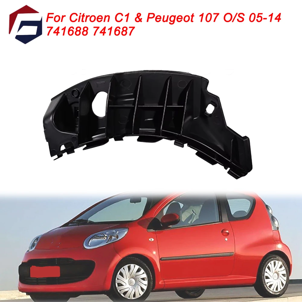 Soporte de parachoques delantero izquierdo o derecho 741688 para Citroën C1 y Peugeot 107 2005-2014: Evaluación técnica y experiencia real