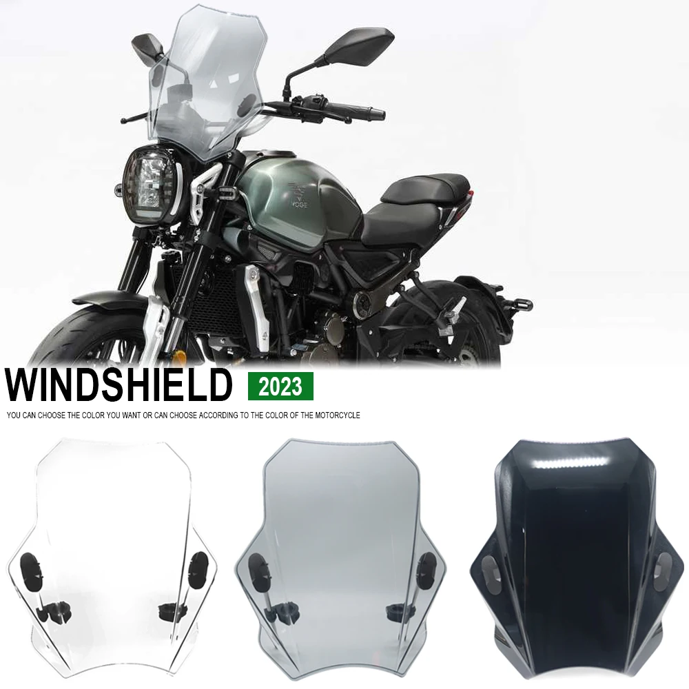 

Universal Motorcycle Windscreen Windshield Covers Screen Smoke Lens Motorbikes Deflector For VOGE 300AC 300ACX 2021