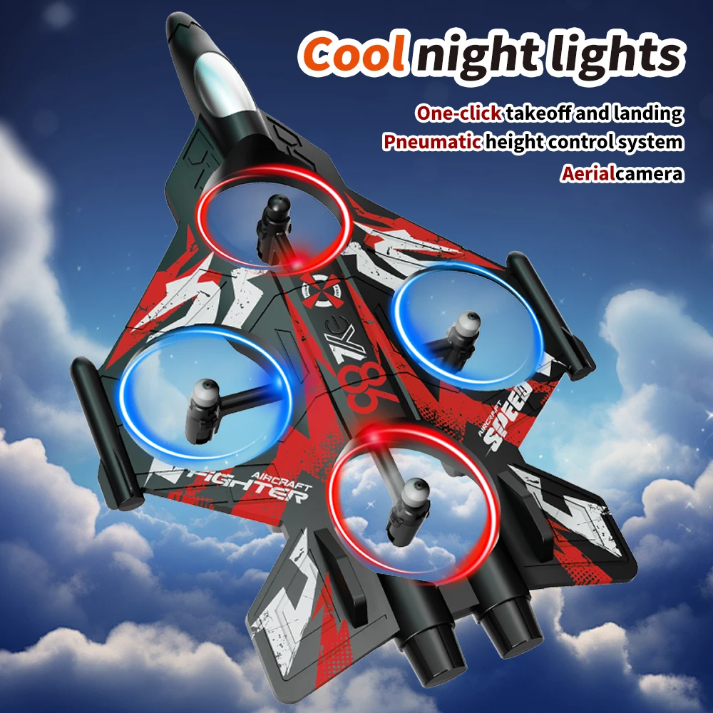 เครื่องบินบังคับวิทยุ YL86 RC Plane Fighter 2.4G รีโมทคอนโทรล สตั๊นท์ กลิเดอร์ 360 °   เครื่องบินโฟม EPP บินได้ พร้อมไฟ LED ของเล่นสำหรับเด็ก ของขวัญ
