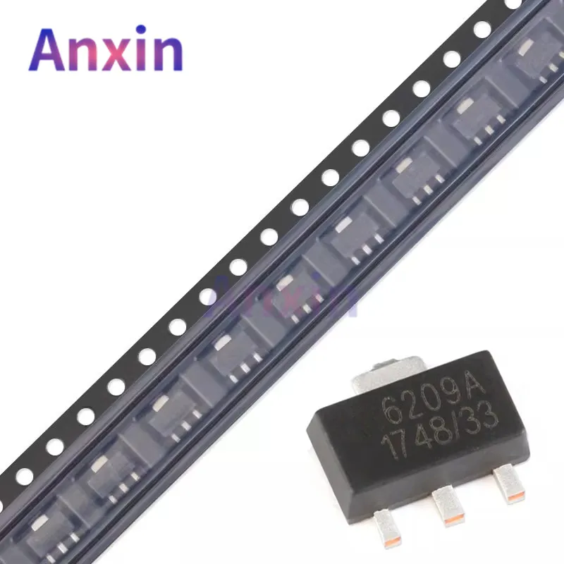 

20PCS ME6209A33M3G V1** SOT23 ME6209A33PG 6209A SOT-89 3.3V 2% 18V 250mA Low Power Consumption LDO ME6209 SMD Chip Transistors