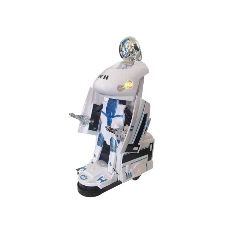 Juguete robot de tren de alta velocidad transformable eléctrico