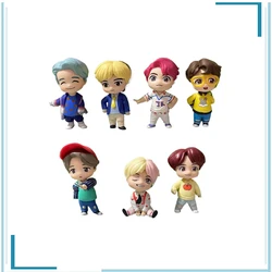 Genuine Unboxed Bangtan Boys Kim Tae Hyung Jeon Jung Kook Min Yoon Gi Kim Seok Jin Park Ji Min Pendant Figure Model Toys