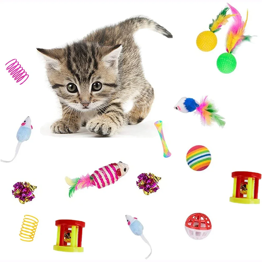 Cat Toys Mouse Shape Balls Foldable Cat Kitten Play Tunnel Chat Funny Cat Tent Mouse Supplies Simulation Fish Cat Accessories