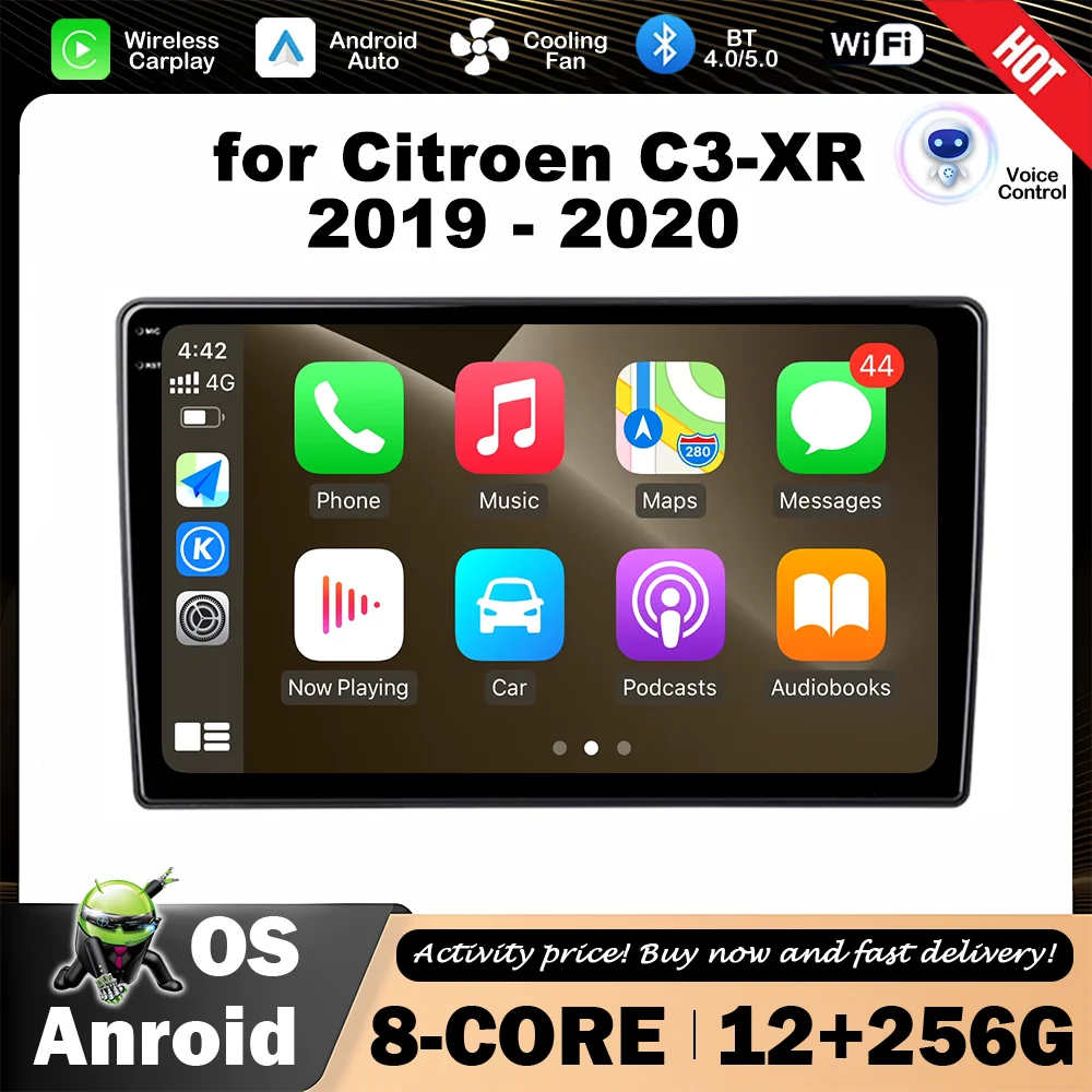 

10 '' for Citroen C3-XR 2019 - 2020 Car Multimedia Video player Intelligent System Android Auto Bluetooth DSP 4G WiFi GPS Navi