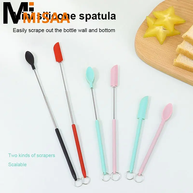 Telescopic Extension Rod Silicon Hanging Hole Design Safety And Environmental Protection 4 Colors Kitchen Accessories Durable