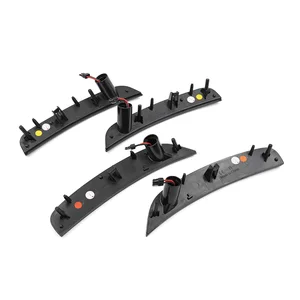 Vorder- und hintere Stoßstangen Lampe, Seitenmarker, Schilderzeichenanzeige, Reflektorrauchlichter, geeignet für Fiat 500 Sport 2012-2017 500E 2013-2019, 4pcs 10 Hauptverkauf Fiat Light 500 - №9