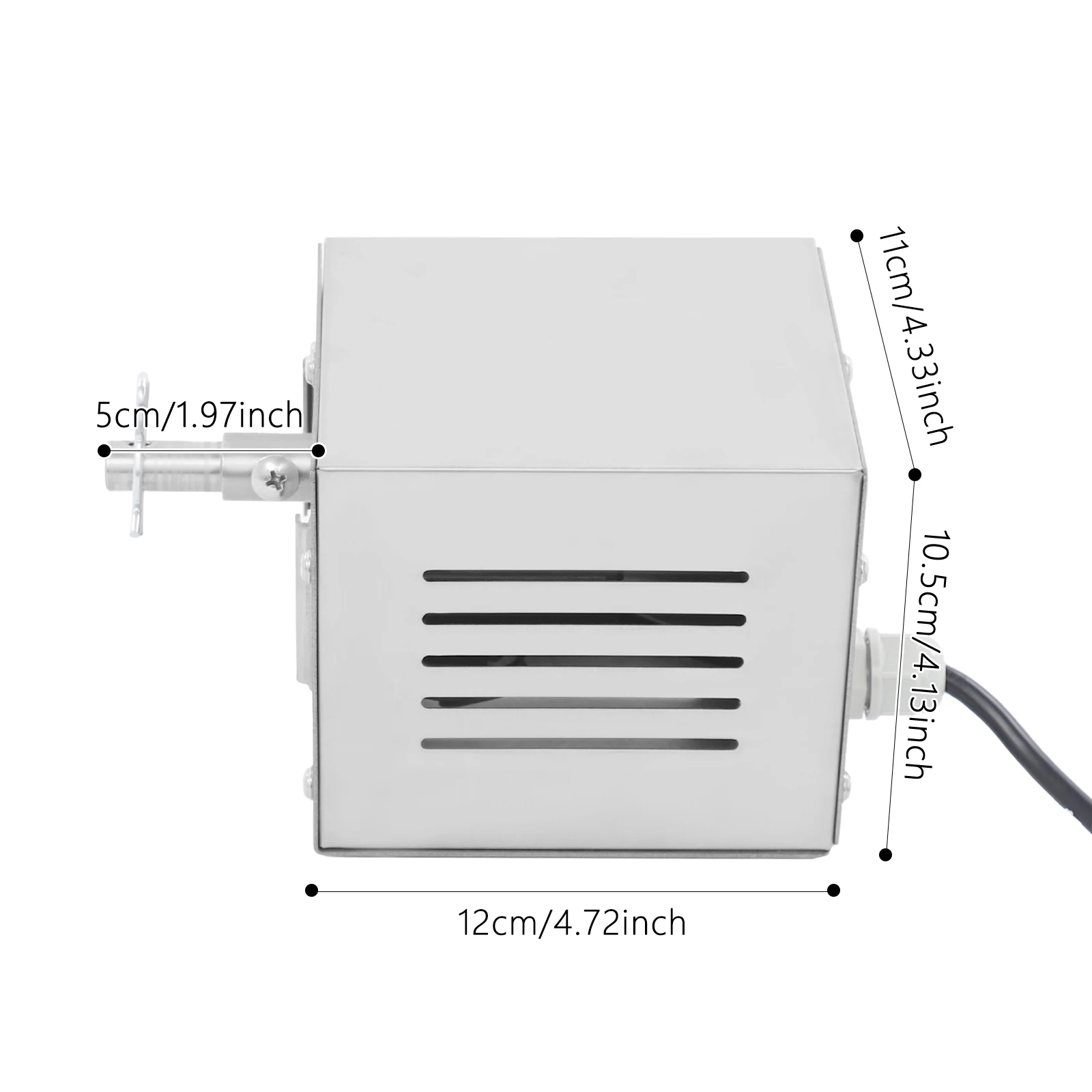 Moteur de Barbecue électrique en acier inoxydable 25W, Standard ue 220V, moteur de rôtissoire pour Camping ou monté