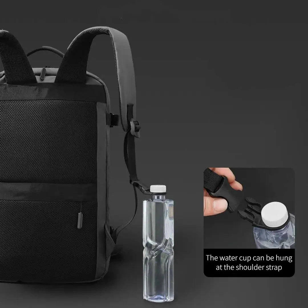 جديد Xiaomi TANJIEZHE 30L رجل حقيبة ظهر للسفر القماش الخشن على ظهره السفر الأمتعة حقيبة سفر حقيبة لابتوب USB حقائب الظهر مقاوم للماء