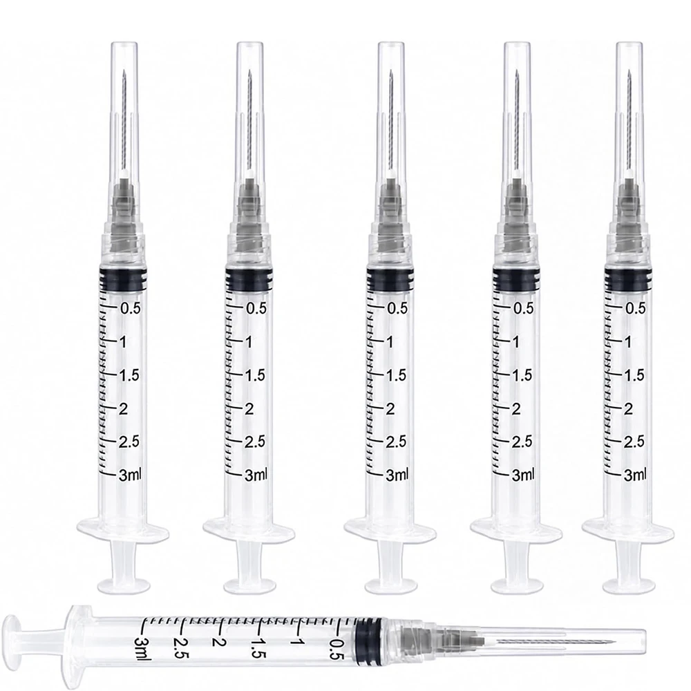 3ml 22G Luer Lock Syringe 15/40/100 Pack Poultry Chick Feeding Tool Vitamin Electrolyte Supplement Dispenser