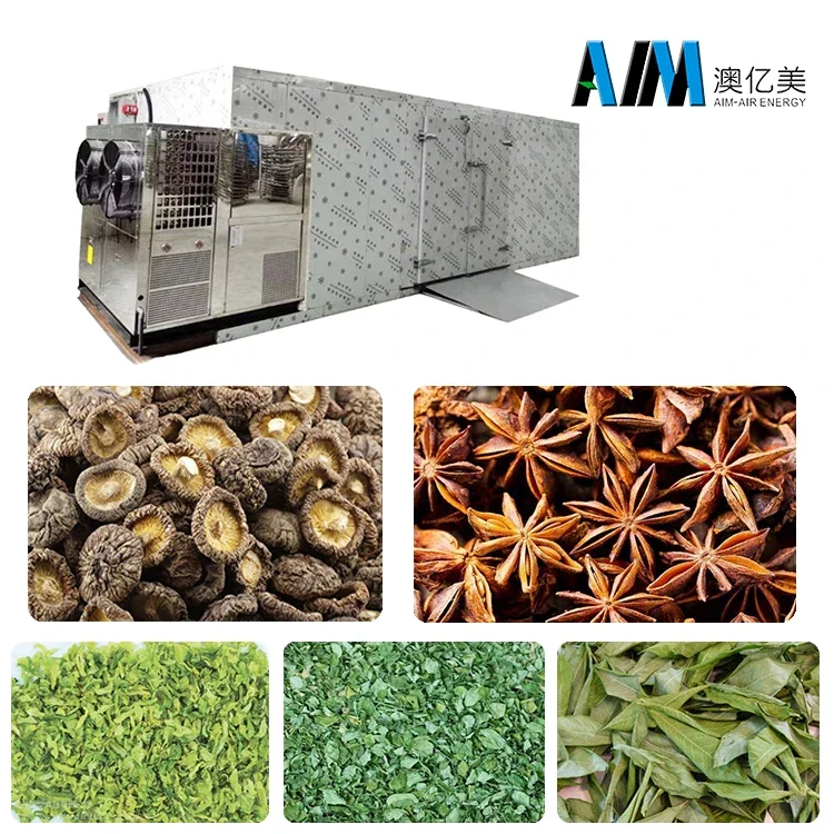 Hot Air Tea Konjac Vegetable Leaf Seed Drying Machine Chamber Dry Oven Saffron Briquette Batch Hemp Herb Dryer Secador De Fruta