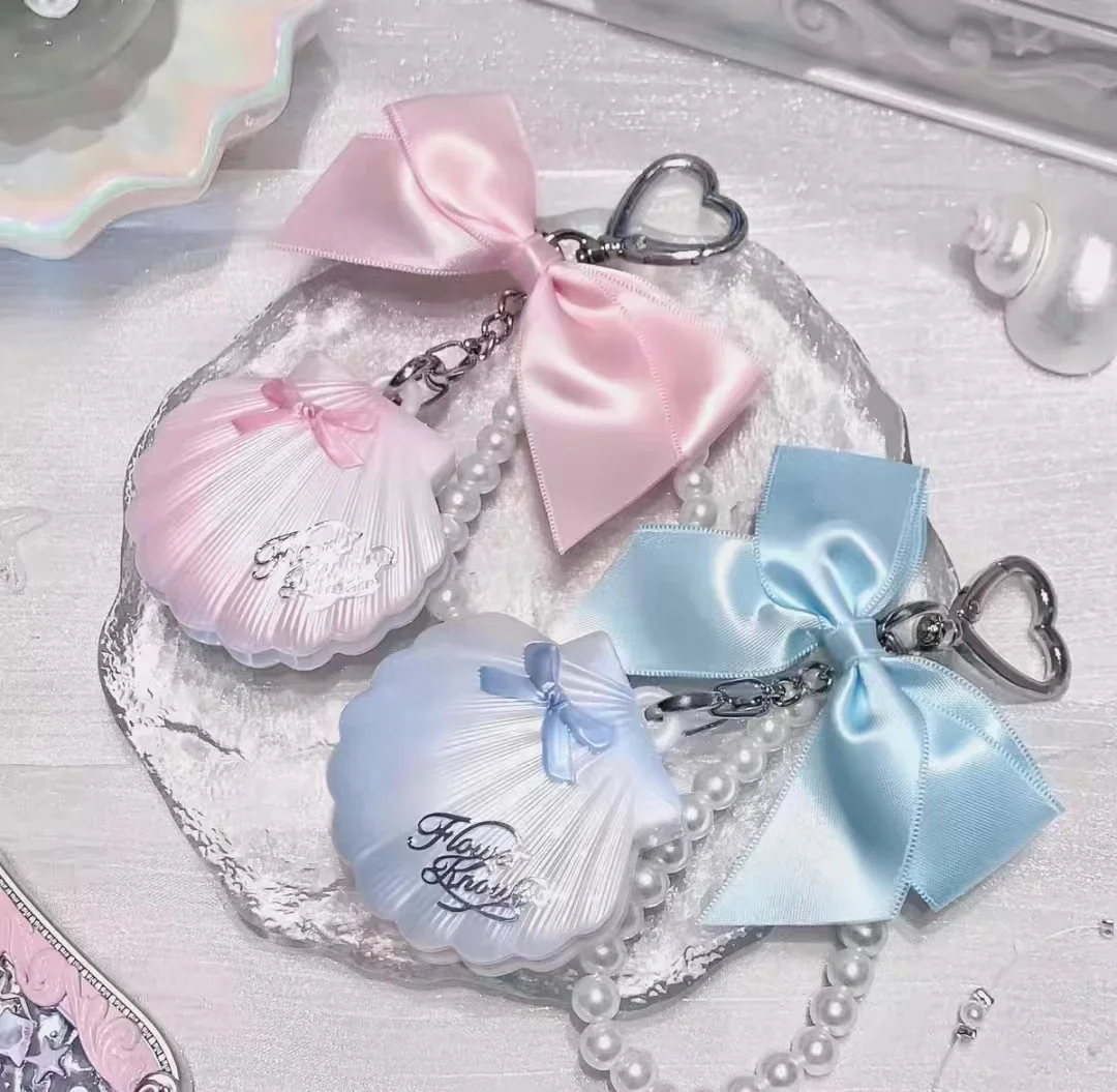 Flower Know Shells Jewel Collection High Gloss Pendant Pink Blue Face Fine Flash Pearl Brighten Shimmering Makeup