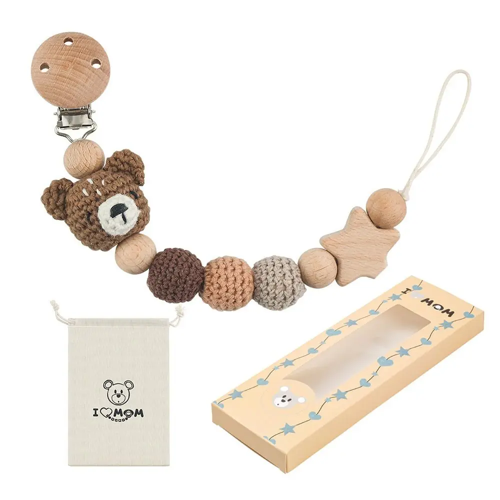 

Baby Accessories Anti-Drop With Storage Bag Teething Toys Soother Chain Pacifier Holder Baby Pacifier Clips Dummy Holder