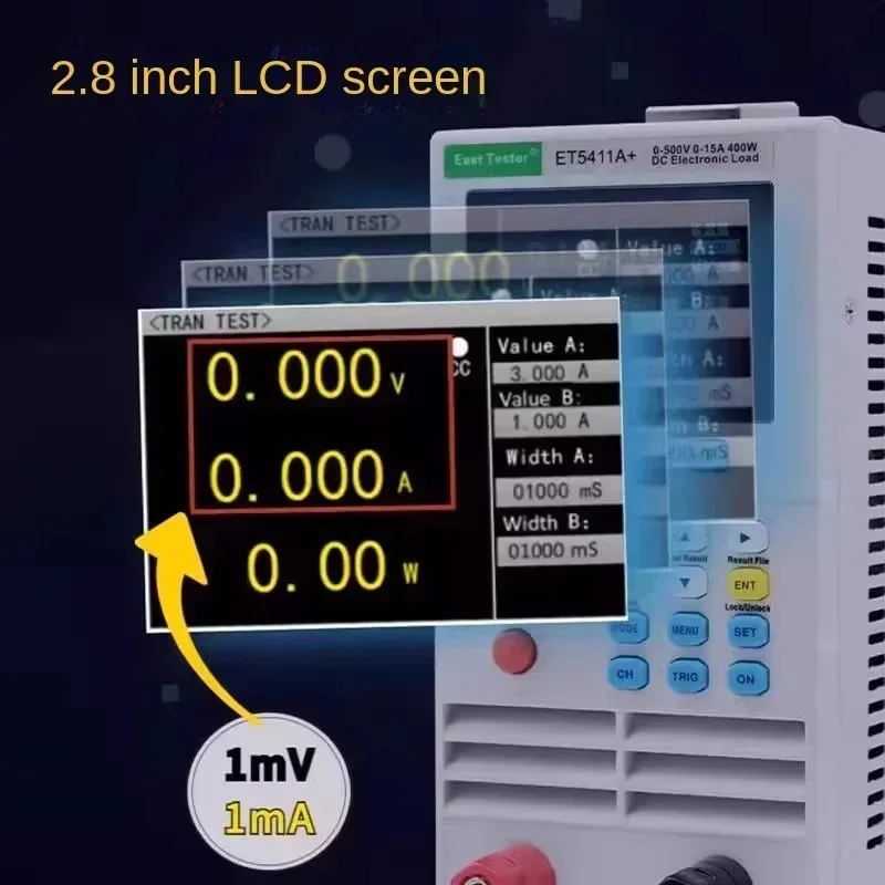 ET5410A+ Zhongchuang Programmable DC Electronic Loader Battery Discharge Capacity Detection Single and Dual Channel Test