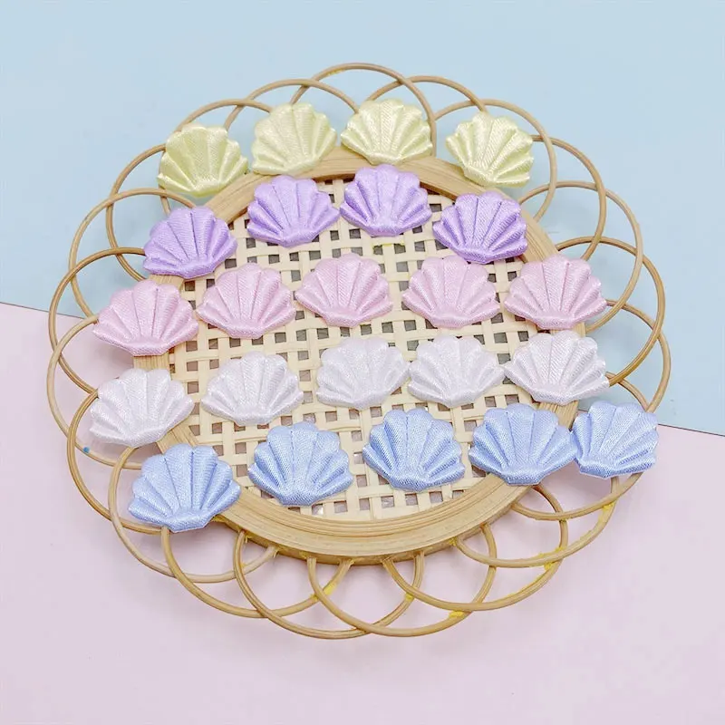 100 Stück niedliche kleine Schleifen-Stern-Apfel-Polsterapplikationen, DIY-Haarspangen, Hut- und Taschen-Dekorationszubehör – Detail 1