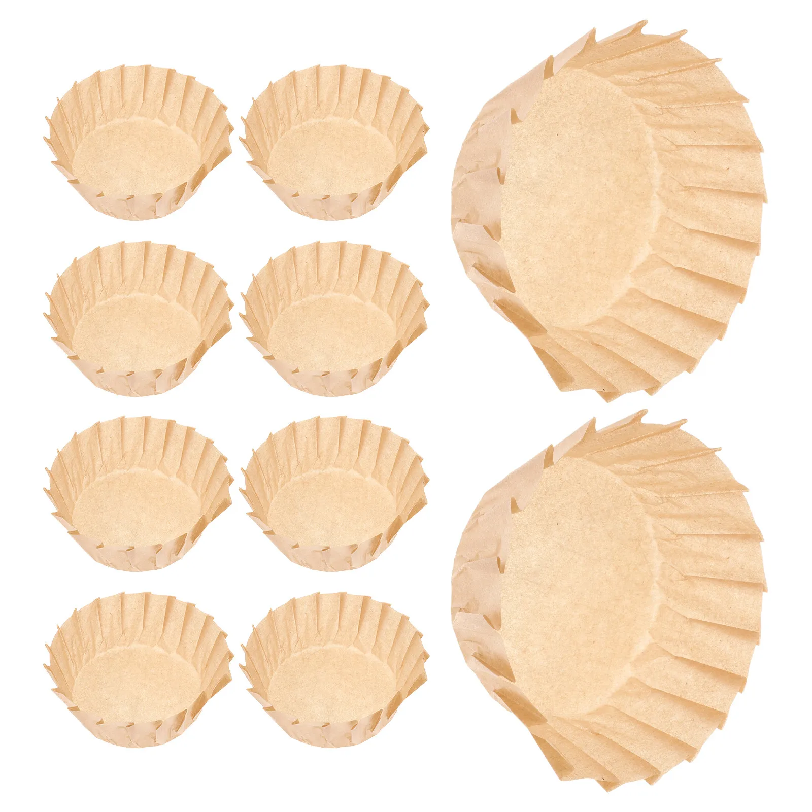 50Pcs Disposable Air Fryer Paper Liners Round Parchment Baking Sheets Muffin Wrappers Non Stick Baking Tray Liners Oven