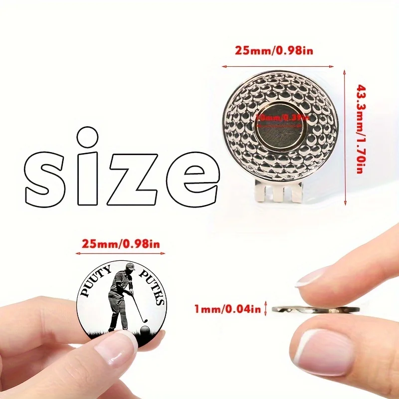 ball marker golf cap clip anime The ideal universal gift for golfers Sports and Entertainment