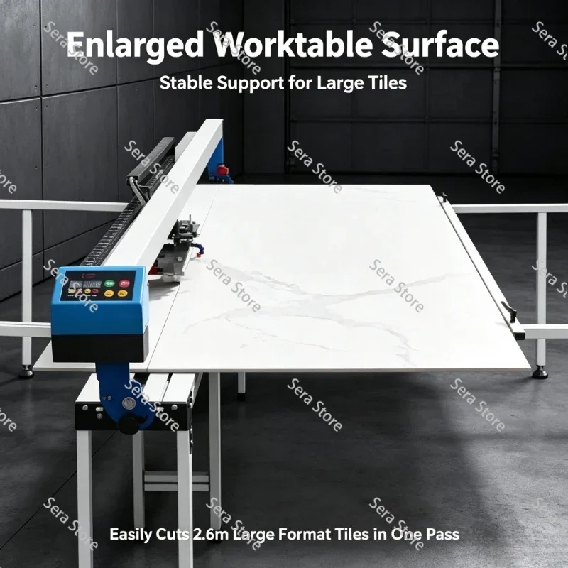 Automatic Water Jet Tile Cutting Machine 0-45 Degree Chamfer Slot Edge Grinding 850-1850MM Multifunctional Stone Marble Cutter