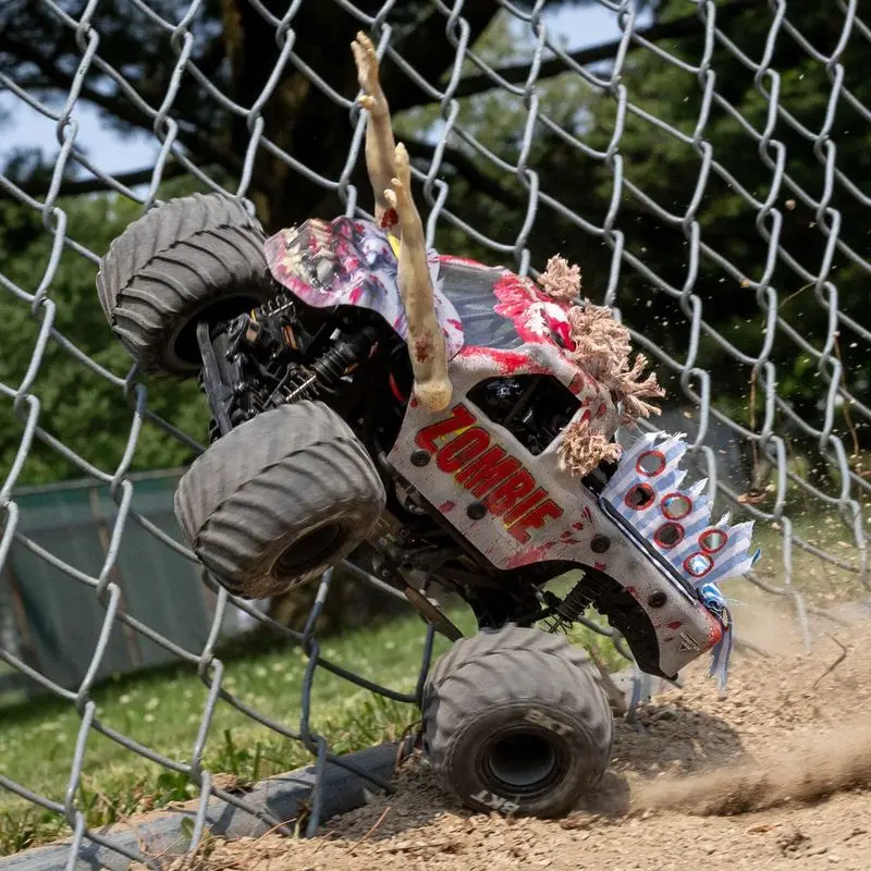 LOSI 1/18 Mini LMT Zombie Spazzolato 2S Simulazione di Controllo Remoto Elettrico 4WD Ponte Dritto Fuoristrada Arrampicata Veicolo Giocattolo Regalo