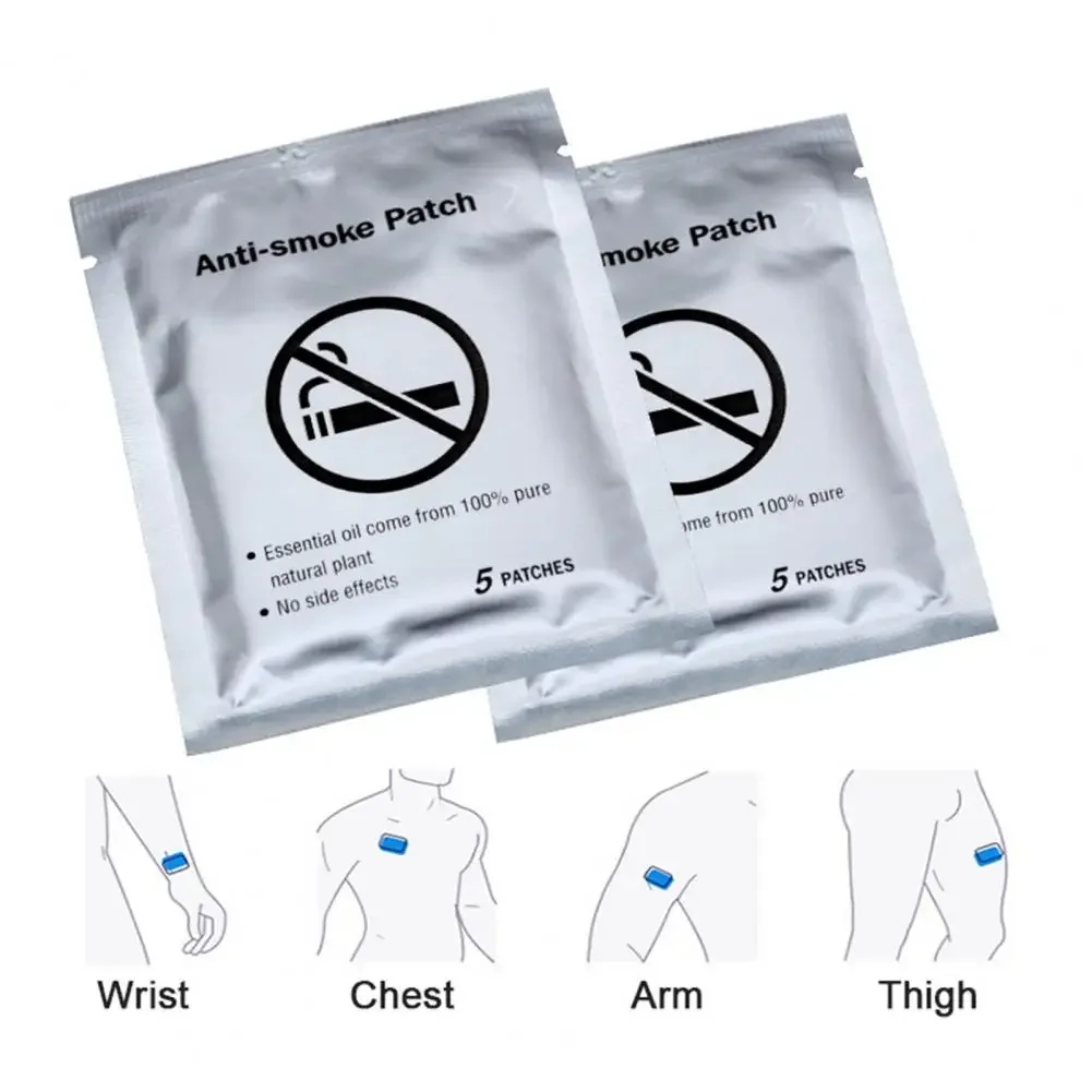 5Pcs Anti Smoke Patch Fast-acting Clean Synthetic Natural Solution Anti Smoke Patch for Home