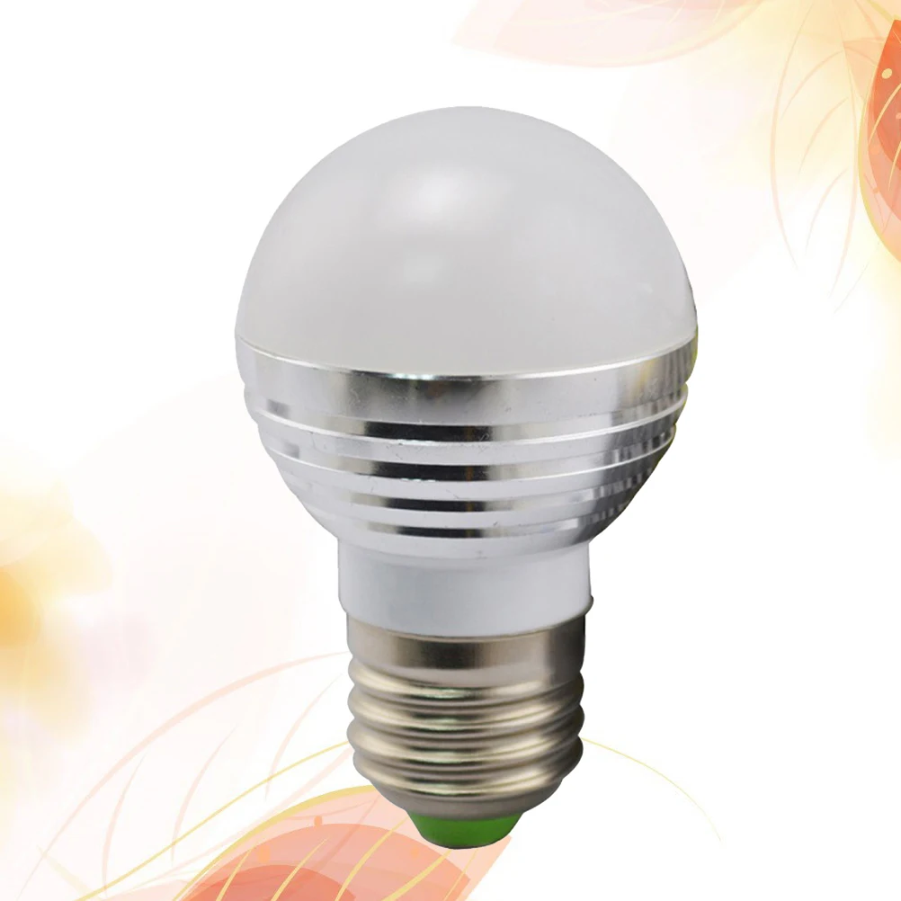

E27 3W RGB Bulb Dimmable RGB LED Bulb with Infrared Remote Controller without for Home Decor