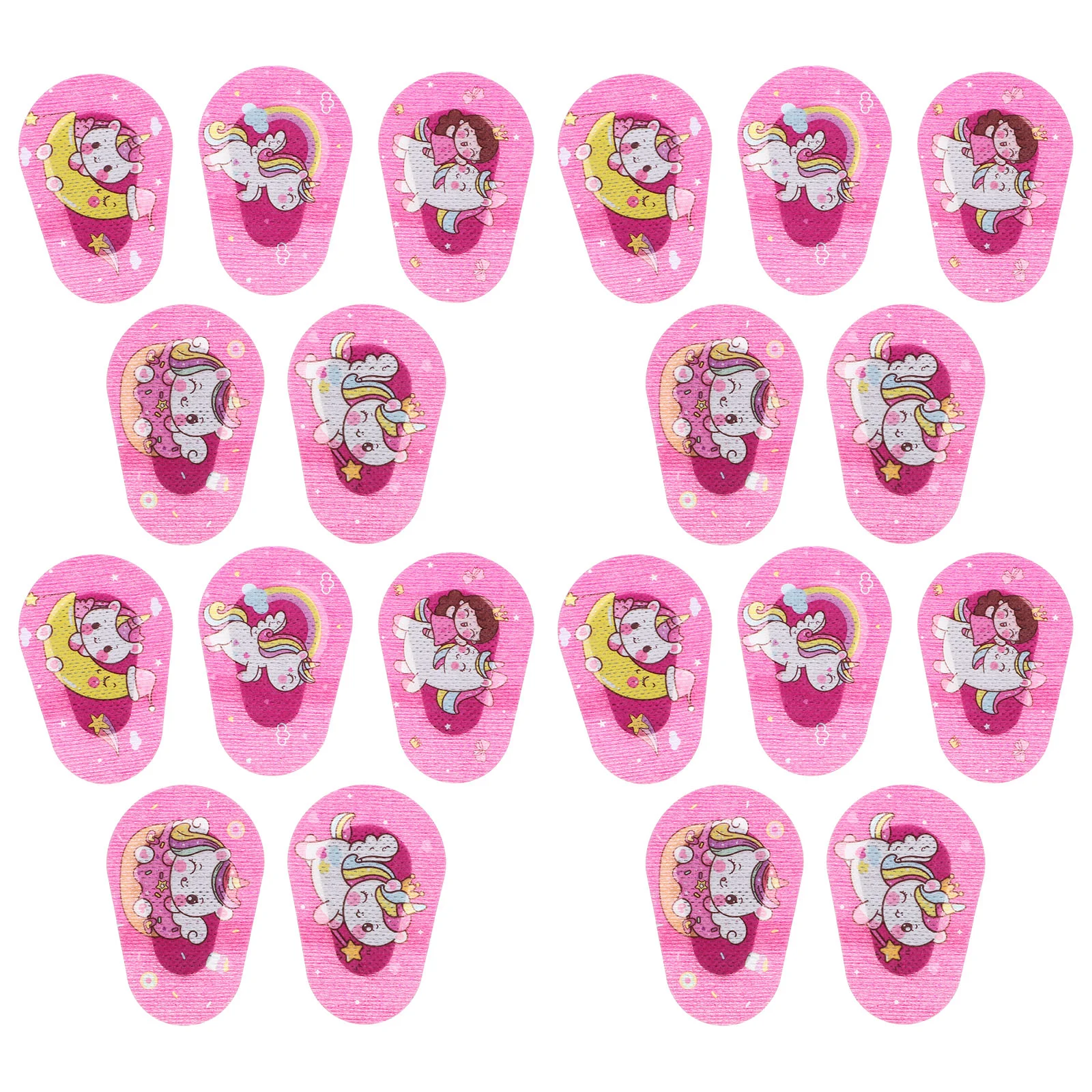 20 Pcs Adhesive Eye Patches Boys under Reusable Medical Stickers for Kids Portable Covers